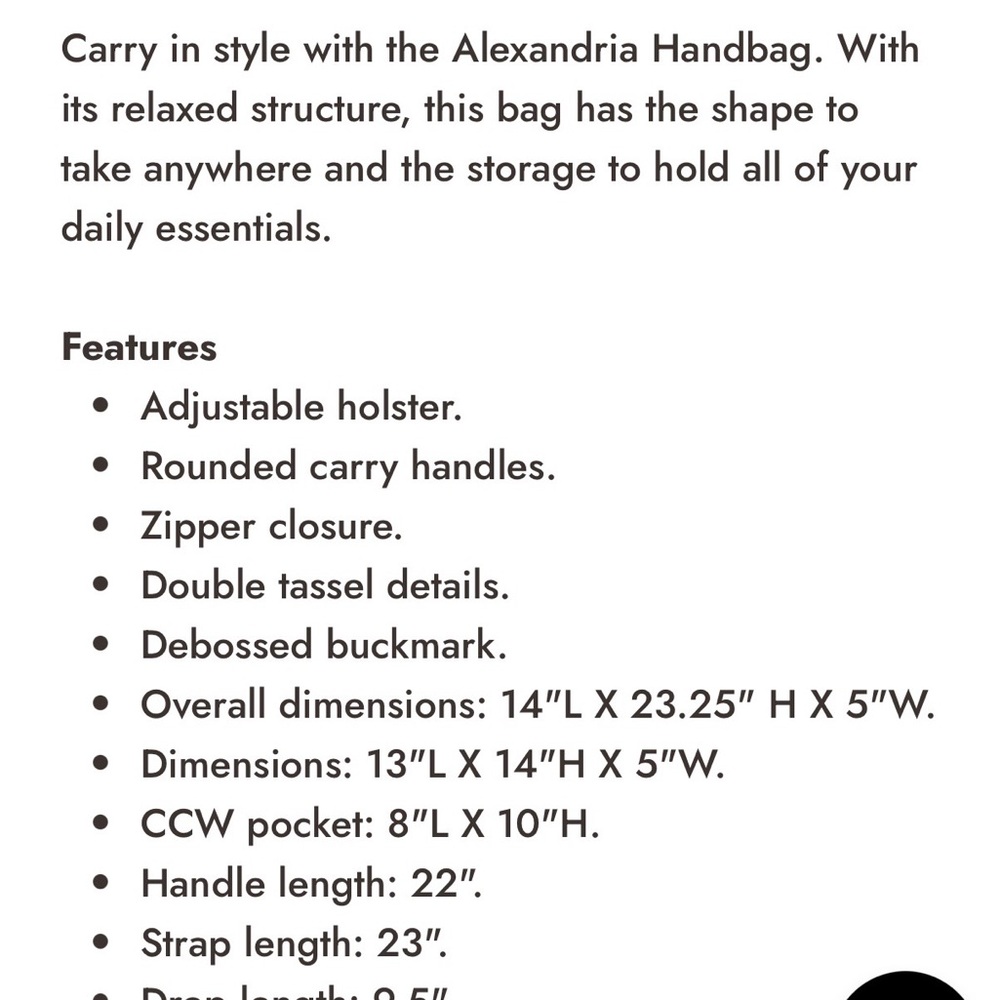 Browning CC locking Tote Bag for Concealed Carry - Picture 5 of 10